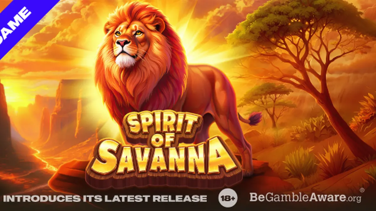 Pemandangan alam liar savana dalam permainan slot Spirit of Savanna